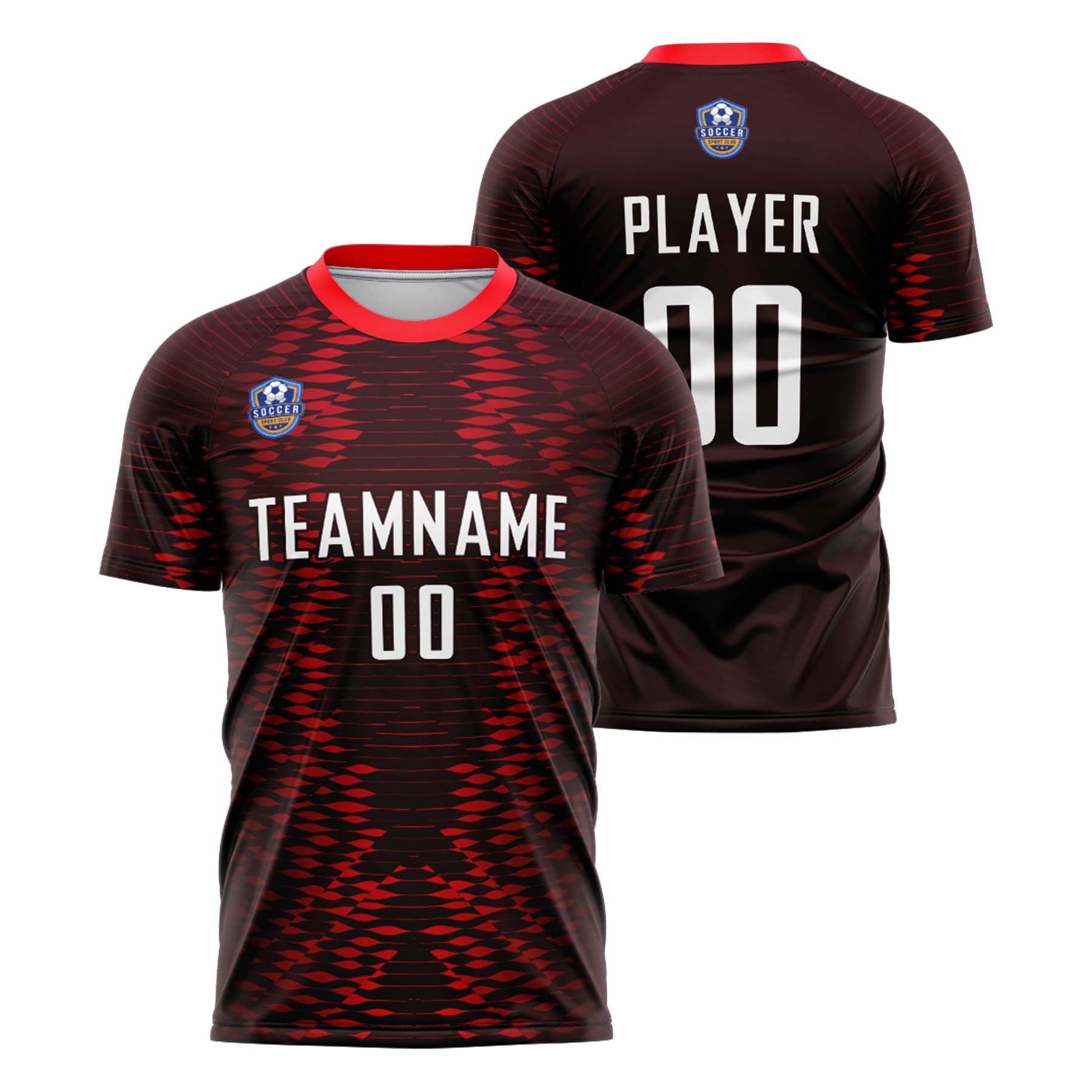 Custom Burgundy White Classic Soccer Training Sets Jersey For Adults/Kids