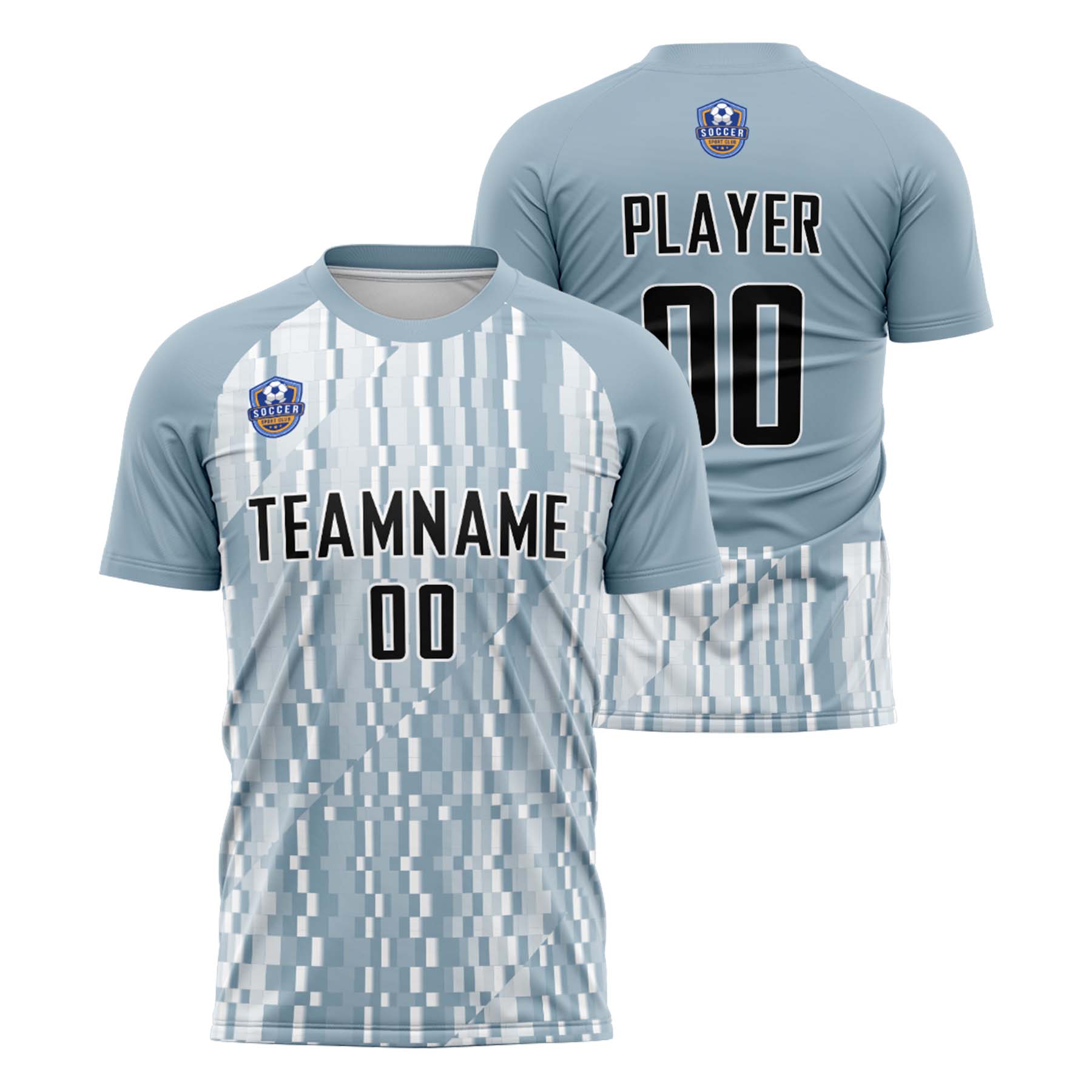 Custom Gray White Classic Soccer Training Sets Jersey For Adults/Kids