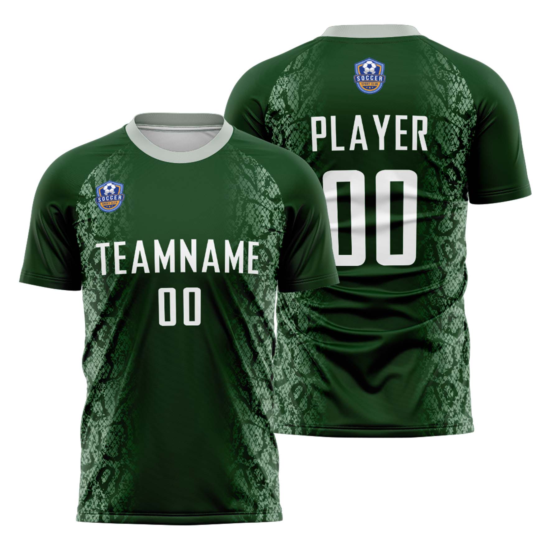 Custom Dark Green Gray Classic Soccer Training Sets Jersey For Adults/Kids