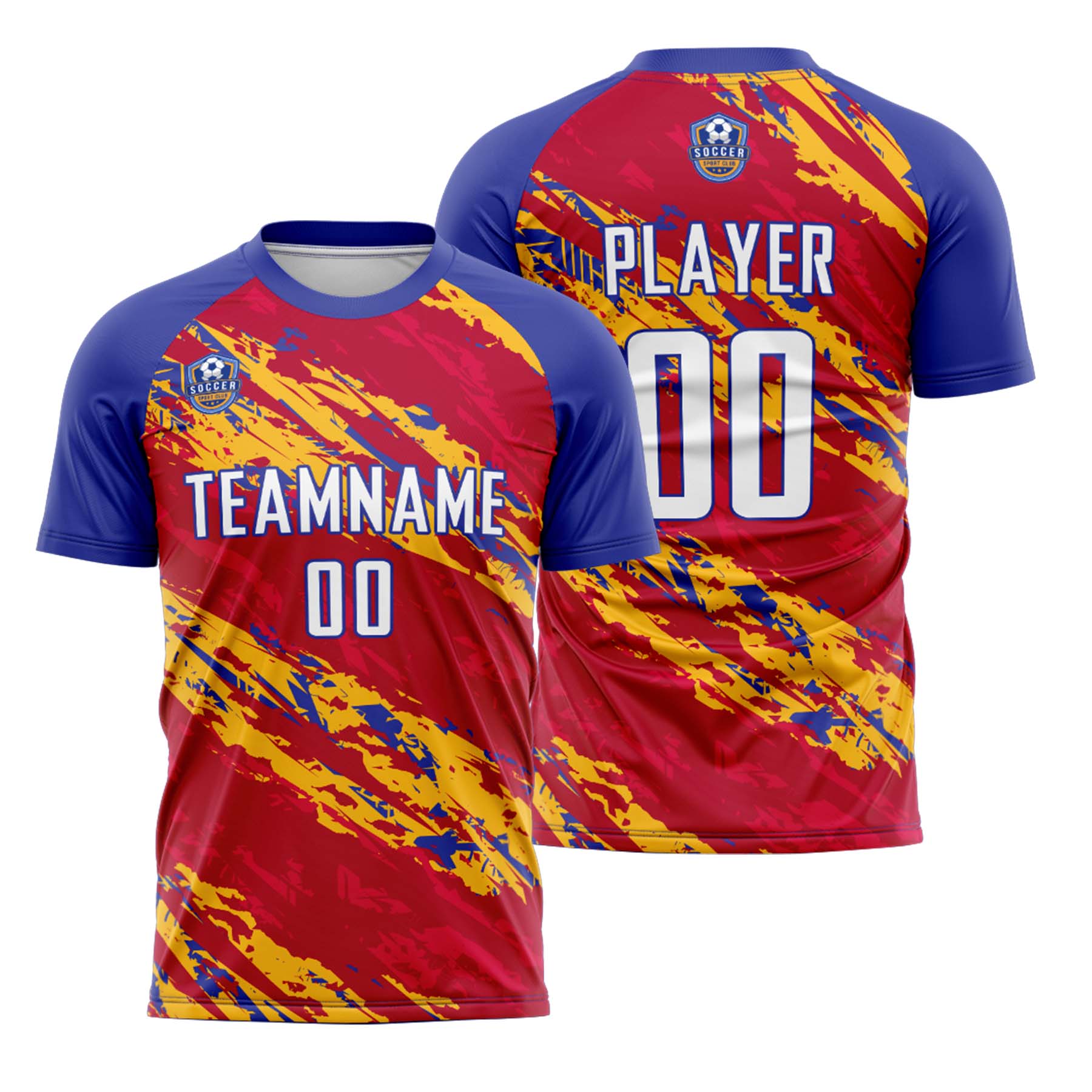 Custom Red Black Classic Soccer Training Sets Jersey For Adults/Kids